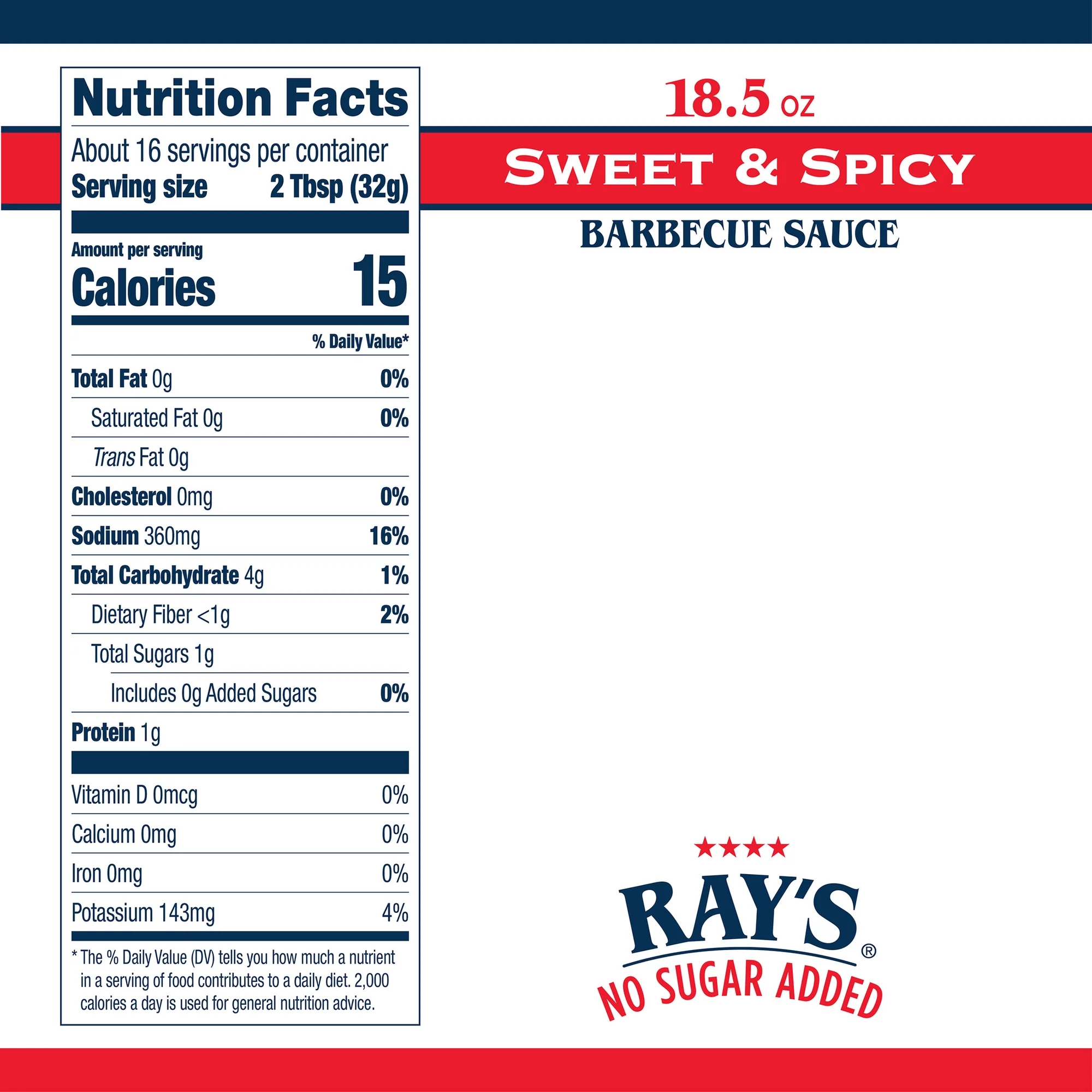 Salsa BBQ Picante Sin Azúcar 524 g - Ray's - Image 2